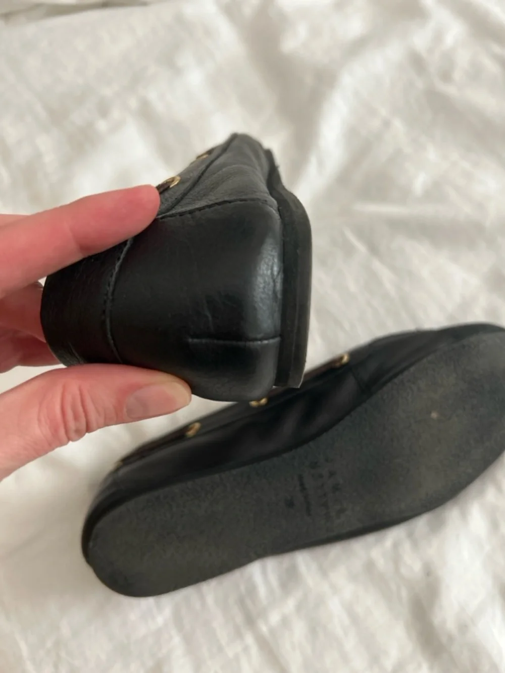 Jamie Haller Black Leather Boat Loafers 38 - Picture 6 of 9